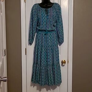 Matilda Jane  Age of Aquarius Green Floral dress